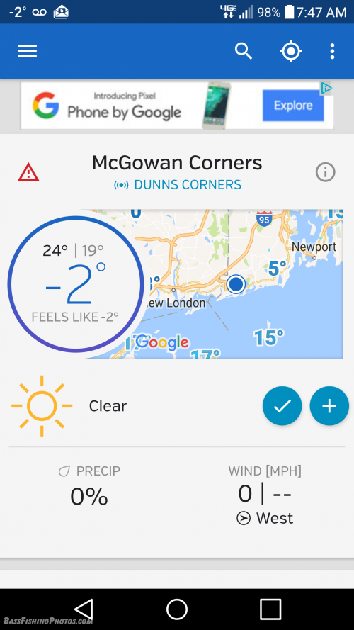 Had this for a temperature when I checked it this morning.